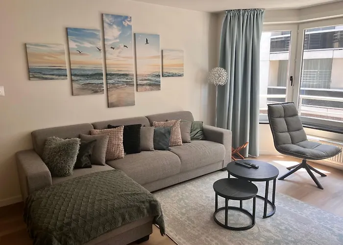 Tof En Ruim Appartement Op 50 Meter Van Strand!